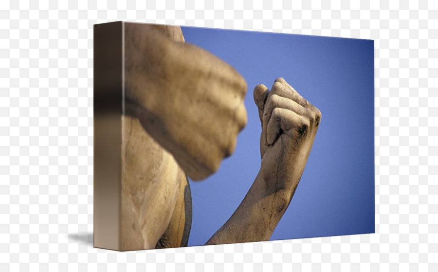 Fighteru0027s Fists Statue Foro Italico Rome By Petr Svarc - Carving Png,Fists Png