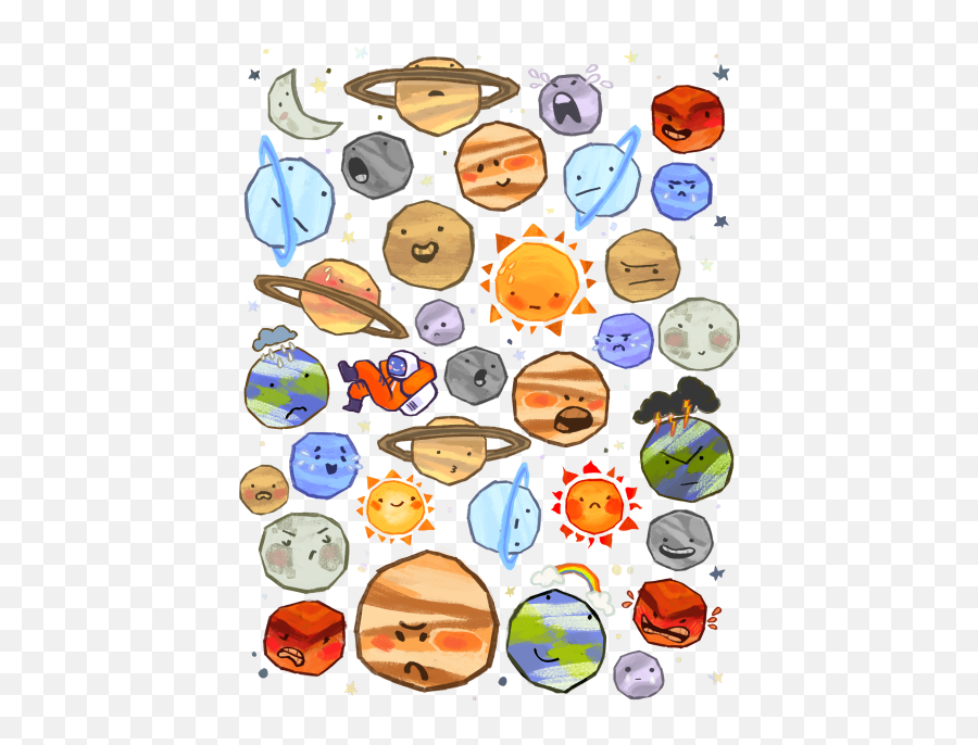 Clipart Science Solar System - Solar System Stickers Png,Solar System Png