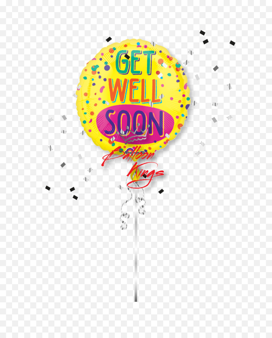 Get Well Soon Sprinkles - Dot Png,Balloon Transparent
