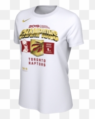 Raptors Nike Ladies 2019 Nba Champs Locker Room Tee - Toronto Nba Champions Shirt png