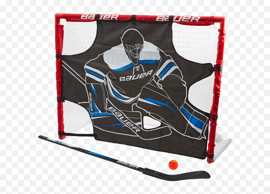 Street Hockey Goal Set - Bauer Pro Knee Hockey Goal Set Png,Hockey Sticks Png