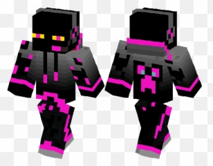 Pink Enderman Minecraft Skin Hub - Pe Spider Mob png