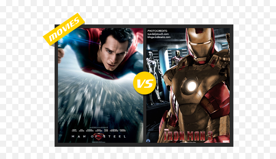 Iron Man 3 Vs Of Steel The Ultimate Smackdown - Man Of Steel Movie Movie Poster Png,Man Of Steel Png