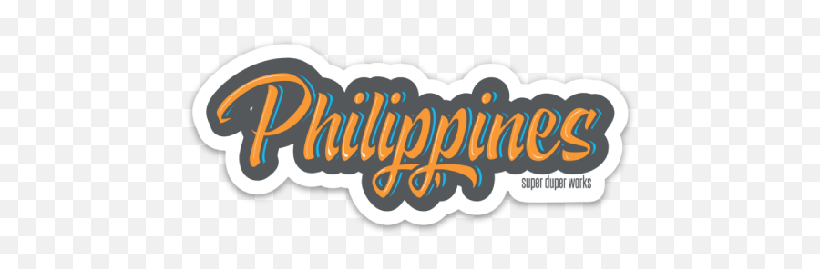 The Philippines Sticker - Horizontal Png,Filipino Flag Png