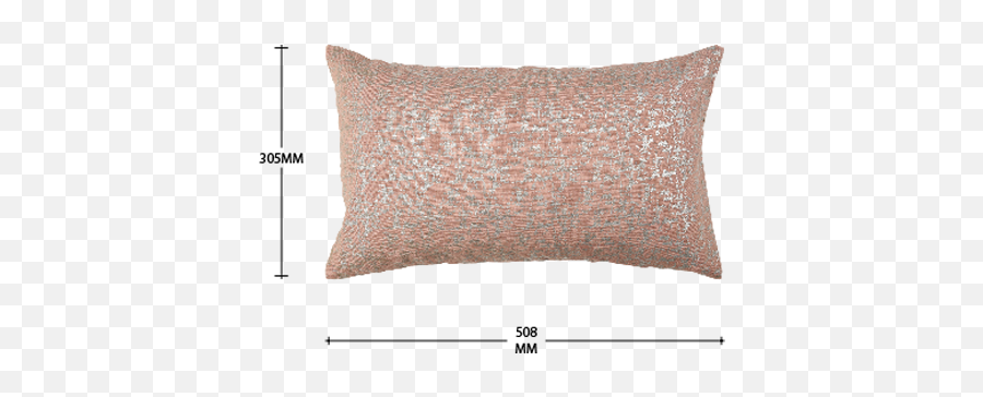 Rose Linen Salmon Pink Cushion Covers 12x20 Script Online - Furniture Style Png,Salmon Transparent