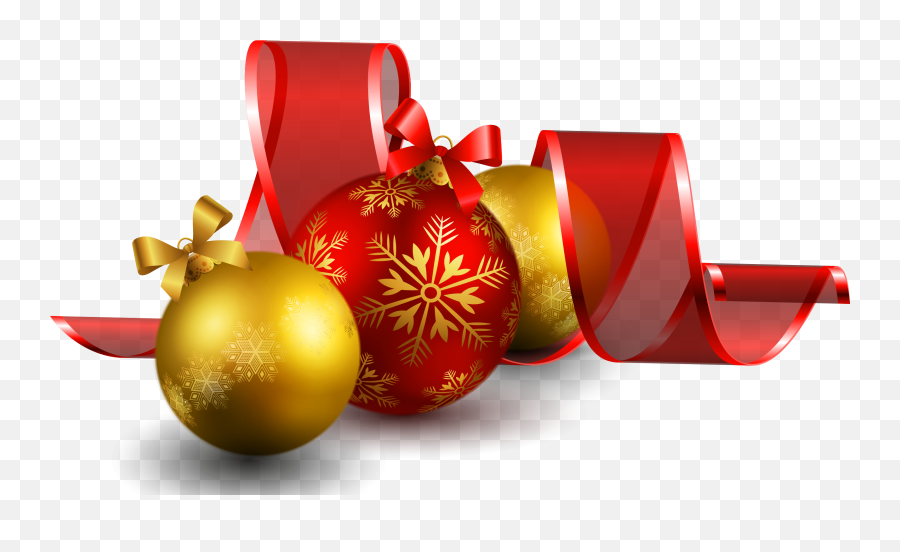 Christmas Balls With Red Bow Decor Png Picture Gallery - Christmas Eve Inspirational Quotes,Red Bow Transparent