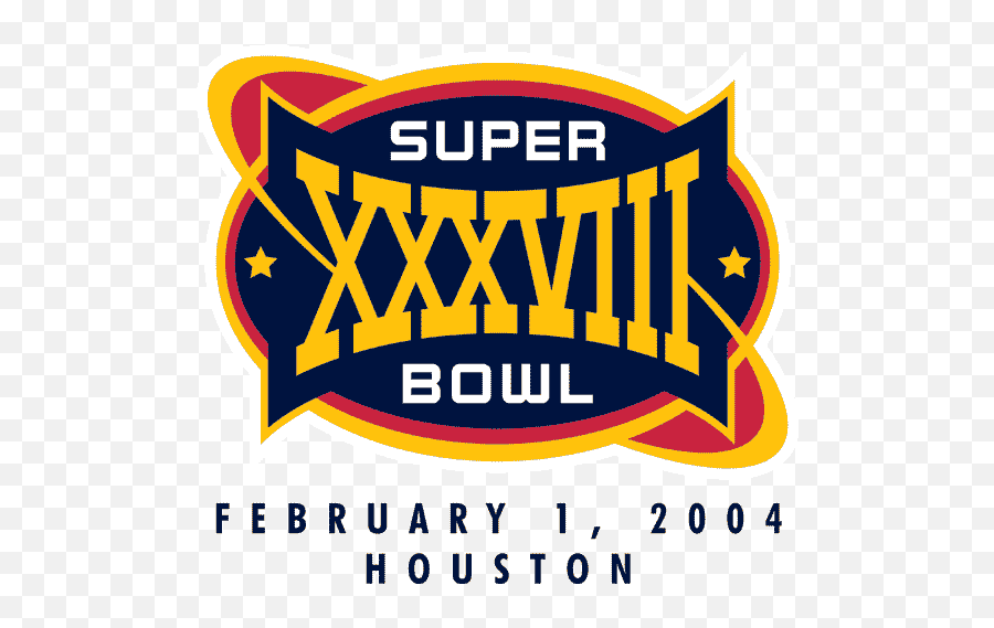 Super Bowl Primary Logo - Super Bowl Xxxviii Logo Png,Super Junior Logos