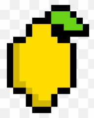 Lemon - Pixel Art Transparent Png Original Size PNG 8 Bit
