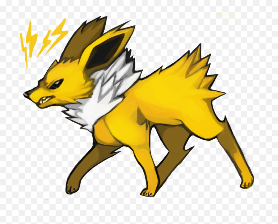 Jolteon Sticker Java Kitty Online - Fictional Character Png,Jolteon Transparent