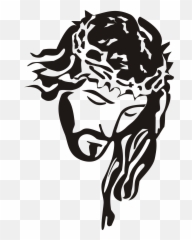 Vector Graphics Bible Clip Art Holy - Jesus Christ Black And White png