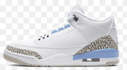 Jordan - Jordan Retro 3 Unc Png,Jordan Shoes Png
