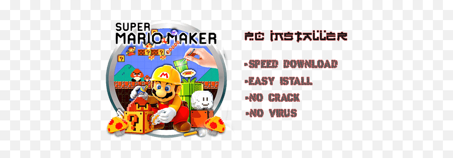 Super Mario Maker Pc Download U2022 Reworked Games - Super Mario Maker Pc Download No Key Png,Super Mario Maker Png