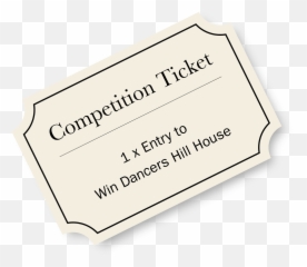 Download Competition Ticket - Paper Full Size PNG Image Horizontal
