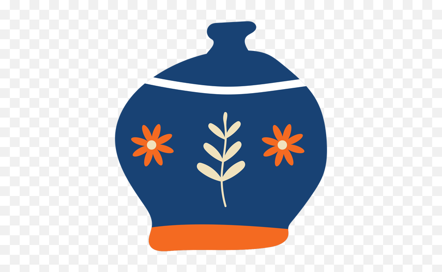Flat Pot Blue Flowers - Transparent Png U0026 Svg Vector File Illustration,Blue Flowers Png