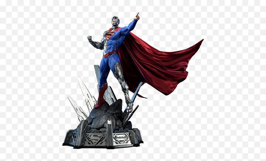 Dc Comics Cyborg Superman Statue By Prime 1 Studio - Cyborg Superman Prime One Statue Png,Super Man Png