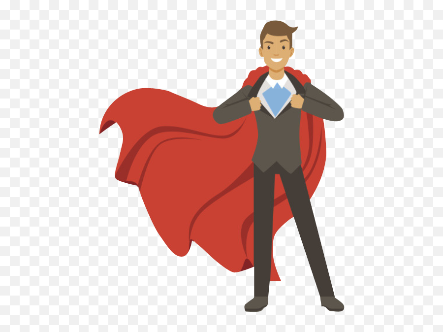 Super Hero Business Man - Hero At Work Png,Super Hero Png