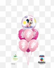 Balloons Transparent Minnie Mouse - Minnie Mouse Balloon Png Baby Minnie Mouse Balloons,Balloons Transparent