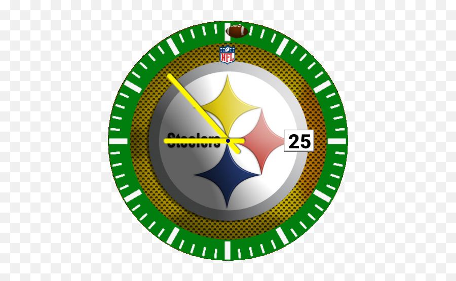 Steelers - Printable Watch Face Template Png,Steeler Icon