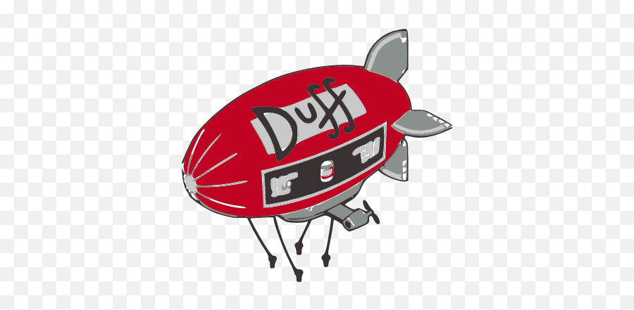 Duff Blimp - Duff Blimp Png,The Simpson's Tappedout Running Icon Next To Job