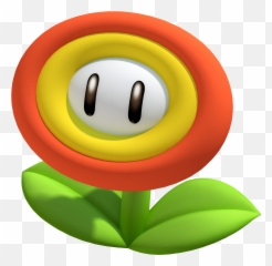 Ice Flower Power Up - Clip Art Library Mario Fire Flower 3d png