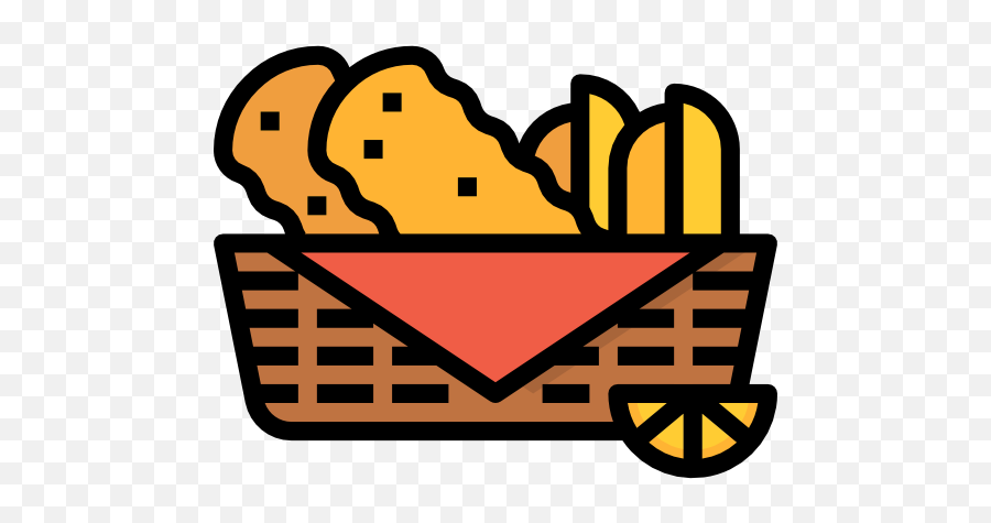 Fish And Chips Free Vector Icons Designed By Monkik - Language Png,Food Basket Icon