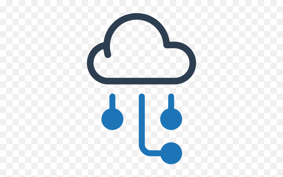 Cloud Computing Icon Hosting Multimedia - Coud Data Icon Png,Hosting Icon