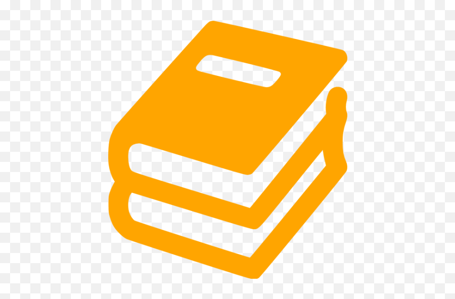 Orange Book Stack Icon - Free Orange Book Icons Book Icon Transparent Png,Booking Icon Png