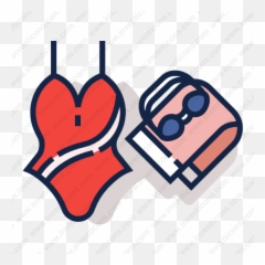 Download Swimming Suit Vector Icon Inventicons - Vertical png