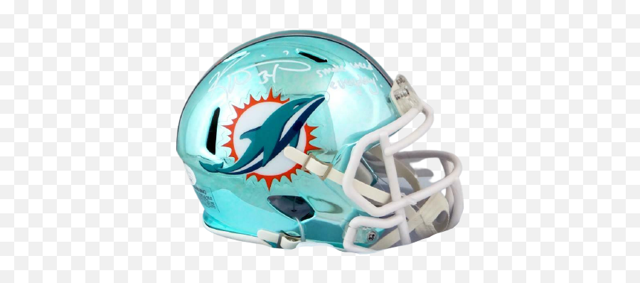 Miami Dolphins New Helmets - Mini Helmet Chrome Dolphins Png,Riddell Speed Icon Helmet