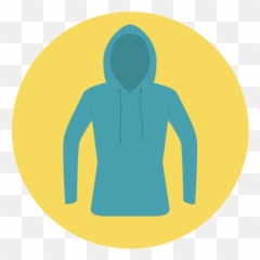 Womens Hoodie Icon In Infographic Style - Style Icon Circle Png,Icon Hoodies