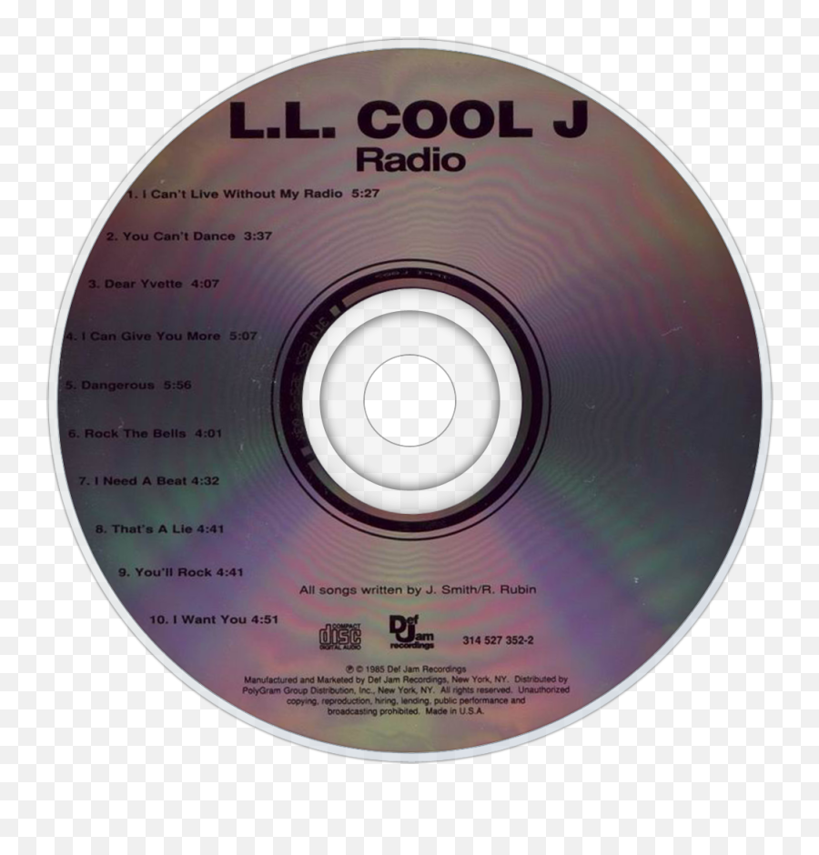 Ll Cool J - Radio Theaudiodbcom Optical Disc Png,Def Jam Icon Platinum