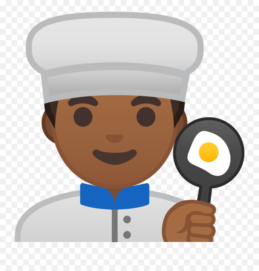 Man Cook Medium Dark Skin Tone Icon - Cook Icon Png Chef Emoji Png Transparent,Tone Icon