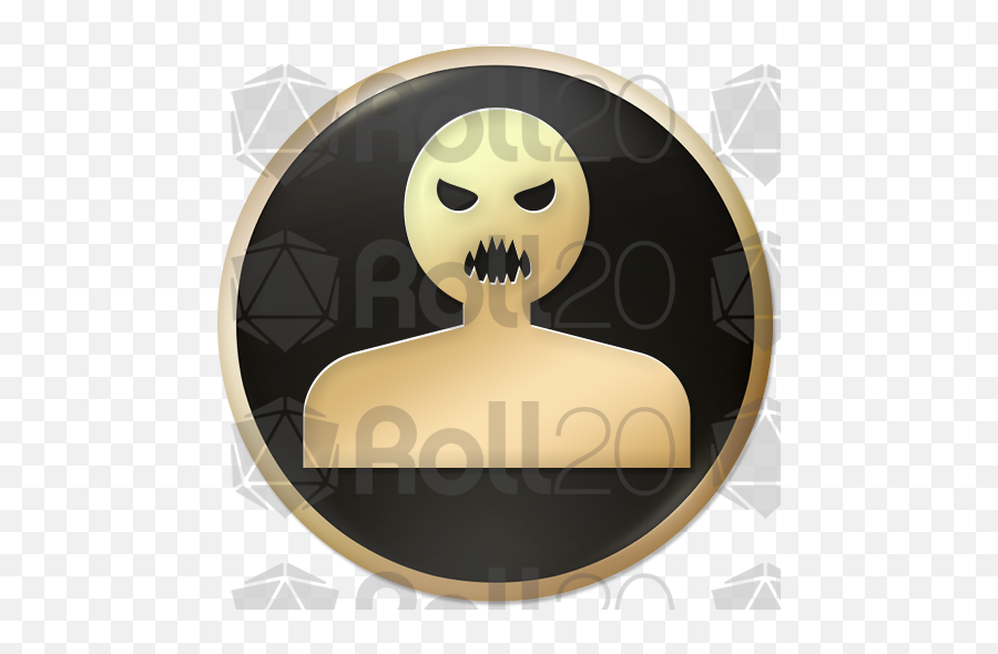 Sidequest Battlemaps Status Markers Golden Version Roll20 - Supernatural Creature Png,Darkest Dungeon Skull Icon