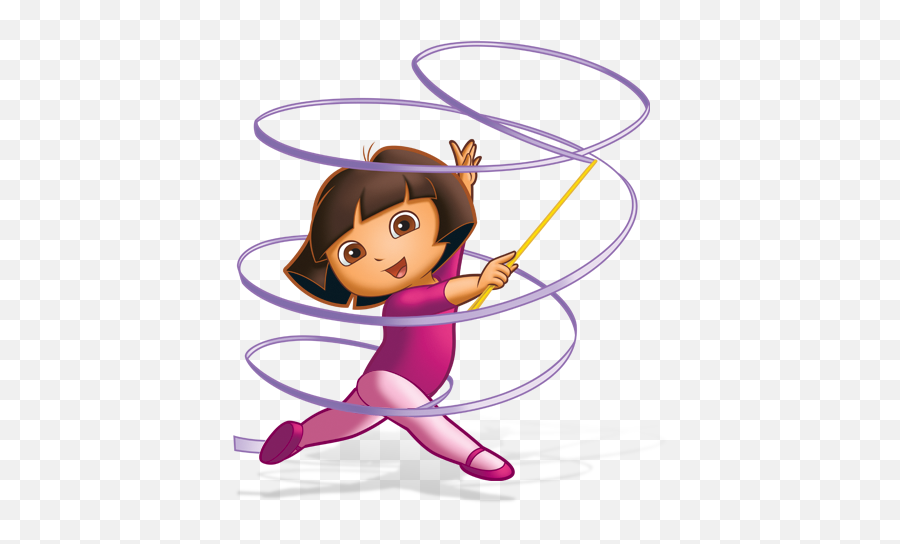 Dora The Explorer Gymnastics Fun Line In Time For Christmas - Dora Gymnastics Png,Dora Png