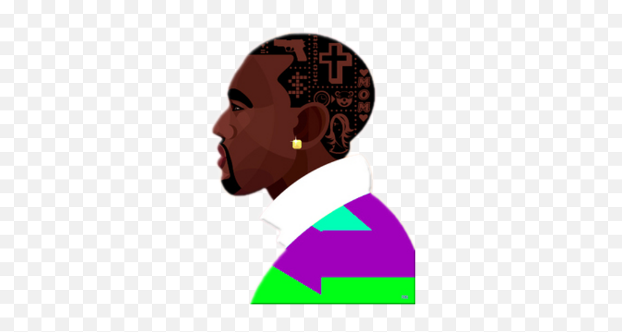 Download Kanye West Cartoon Psd - Kanye West Cartoon Png,Kanye West Png