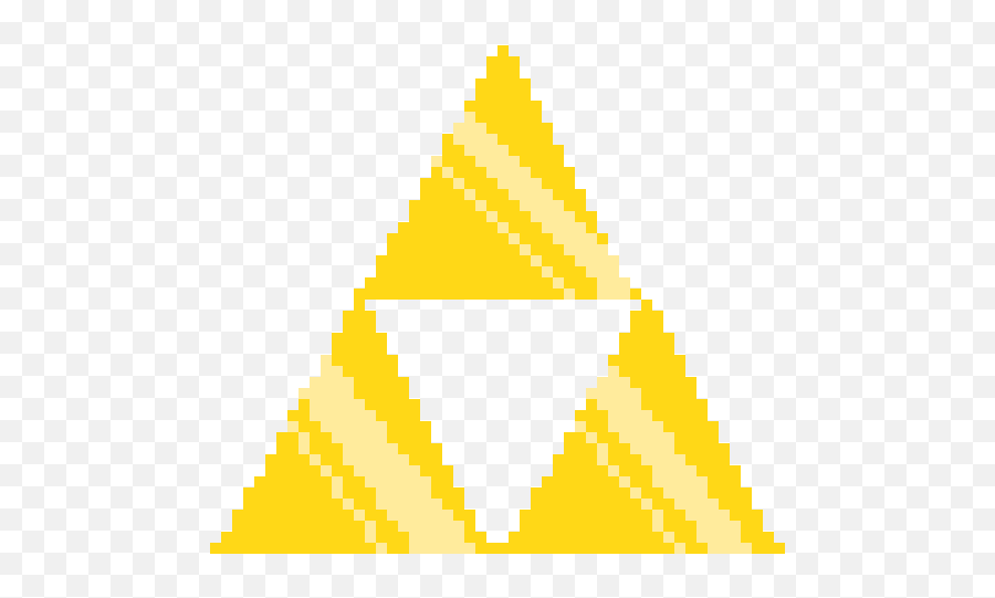 Pixel Triforce Png Image - Triforce Pixel Art Png,Triforce Transparent Background