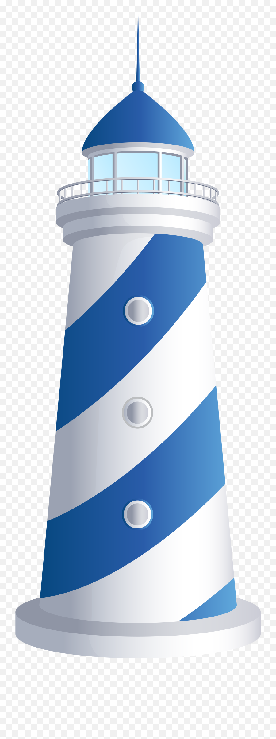 Blue Transparent Png Clipart Free - Lighthouse Cutout,Lighthouse Clipart Png