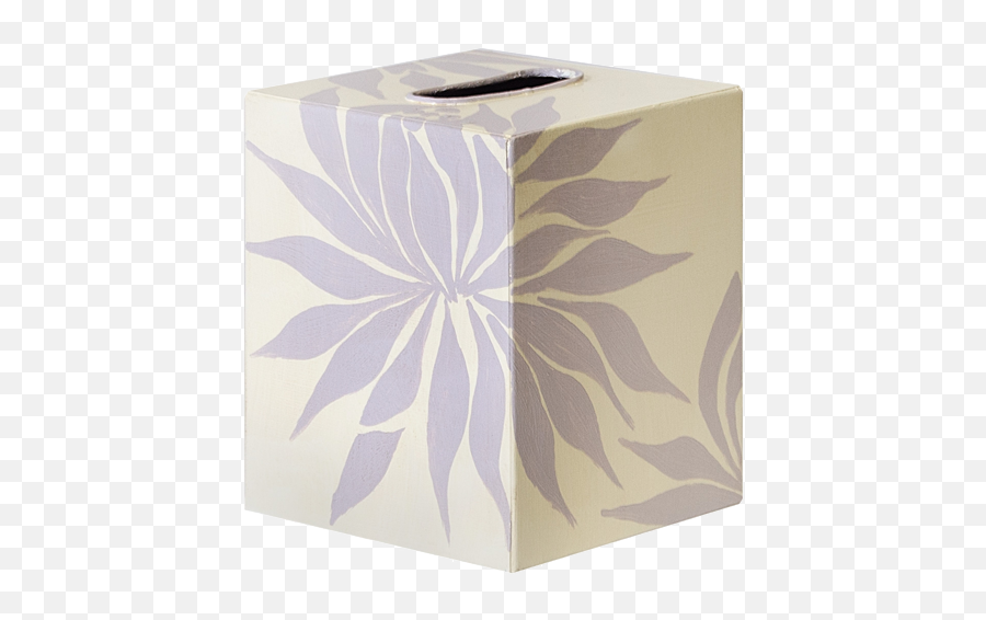 Worlds Away Kleenex Box Cream Floral Tissue Covers - Box Png,Tissue Box Png