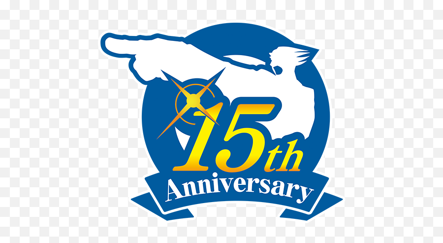Ace Attorney 15th Anniversary History - Graphic Design Png,Ace Attorney Logo