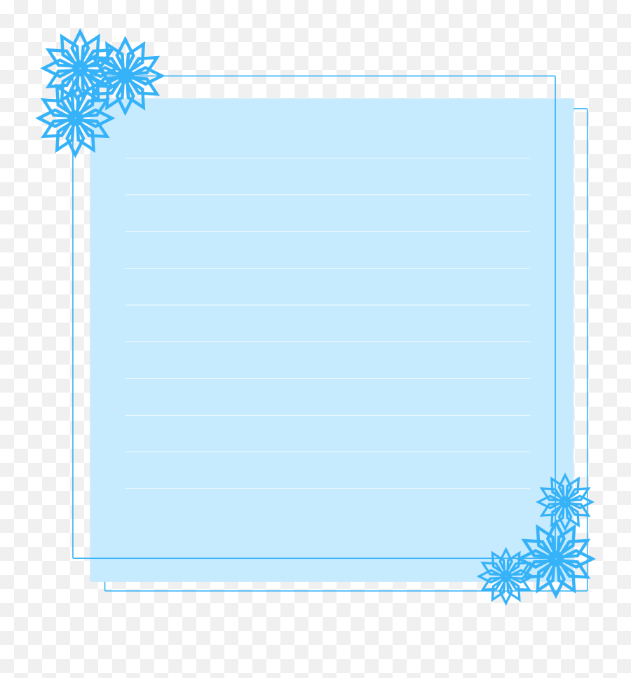 Free Fancy Text Box Png Download - Blue Aesthetic Border Transparent,Text Box Png