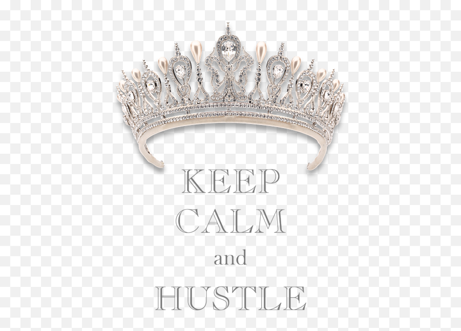 Keep Calm And Hustle Diamond Tiara Transparent Png Baseball T - Shirt Portable Network Graphics,Keep Calm Png