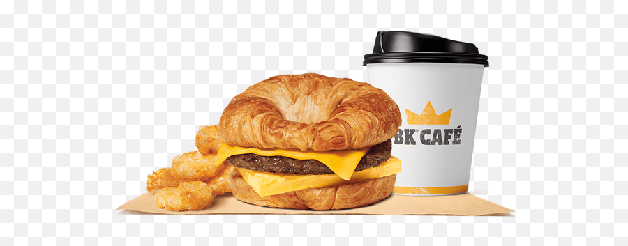 Burger King - Croissant Burger King Breakfast Menu Png,Old Burger King Logo