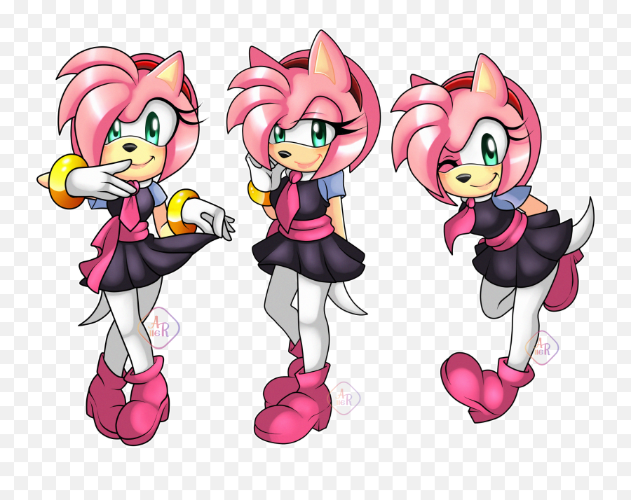 Amy Rose Sonic X Alternate Outfit The Hedgehog - Amy Rose Sonic The Hedgehog Png,Sonic The Hedgehog Png