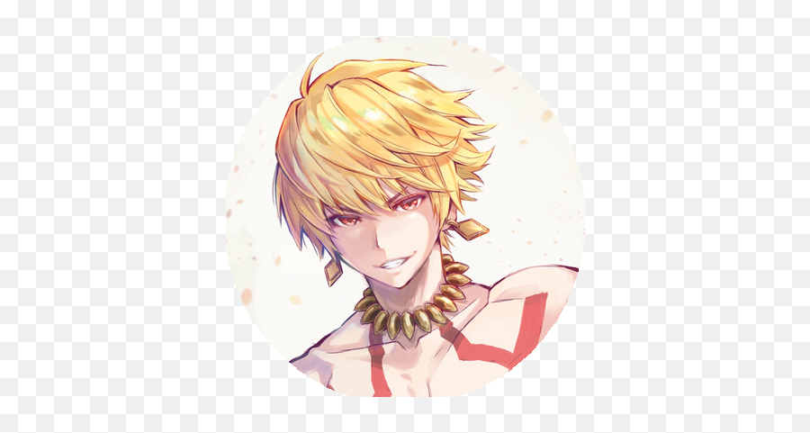 Icons De Gilgamesh - Blonde Boy Anime Characters Png,Gilgamesh Png - free  transparent png images 
