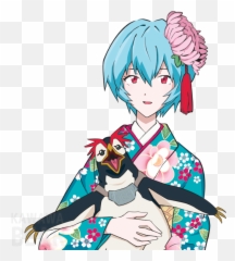 Rei Kimono Kiss - Cut Png,Rei Ayanami Png