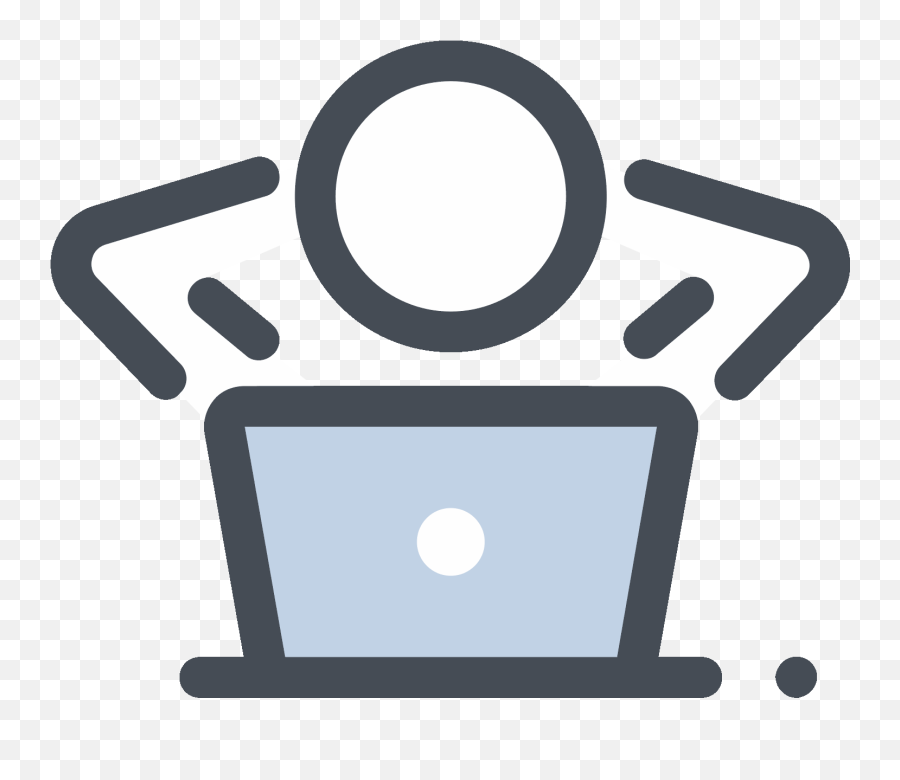 Hd Relaxed Sitting - Icon Png,Laptop Icon Png