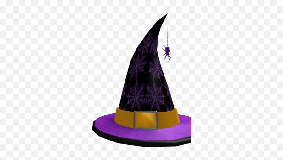 Spider Witch Hat - Purple Witches Hat With Spiders Png,Witches Hat Png