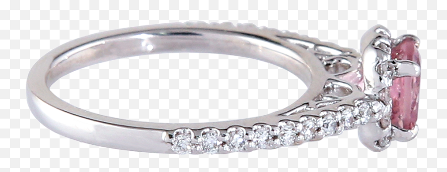 Morganite Cathedral Diamond Halo Ring - Wedding Ring Png,Halo Ring Png