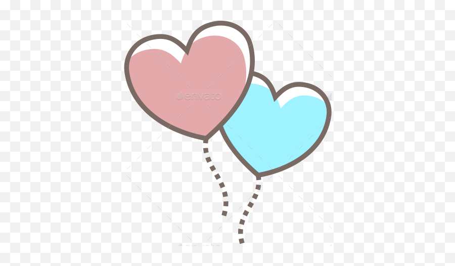 Pastel Balloons Png Resume Love Set By - Love Balloon 2 Png,Pastel Png