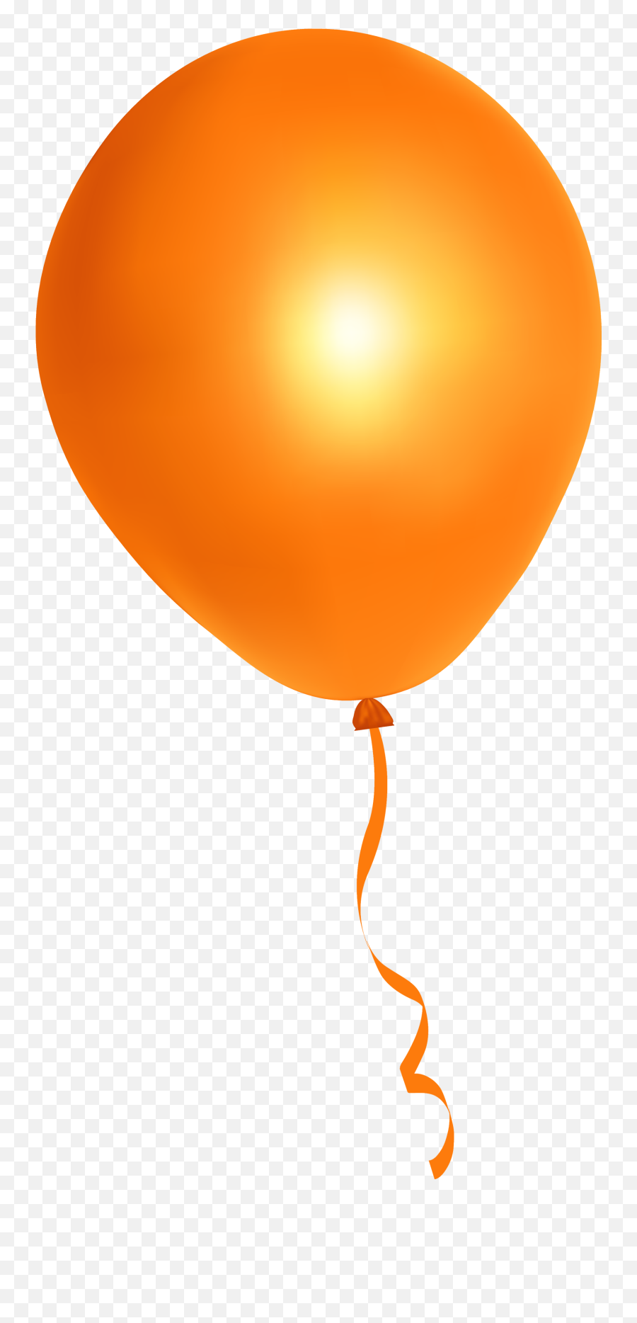 Orange Balloon Png Download - Transparent Orange Balloons Png,Orange Transparent Background